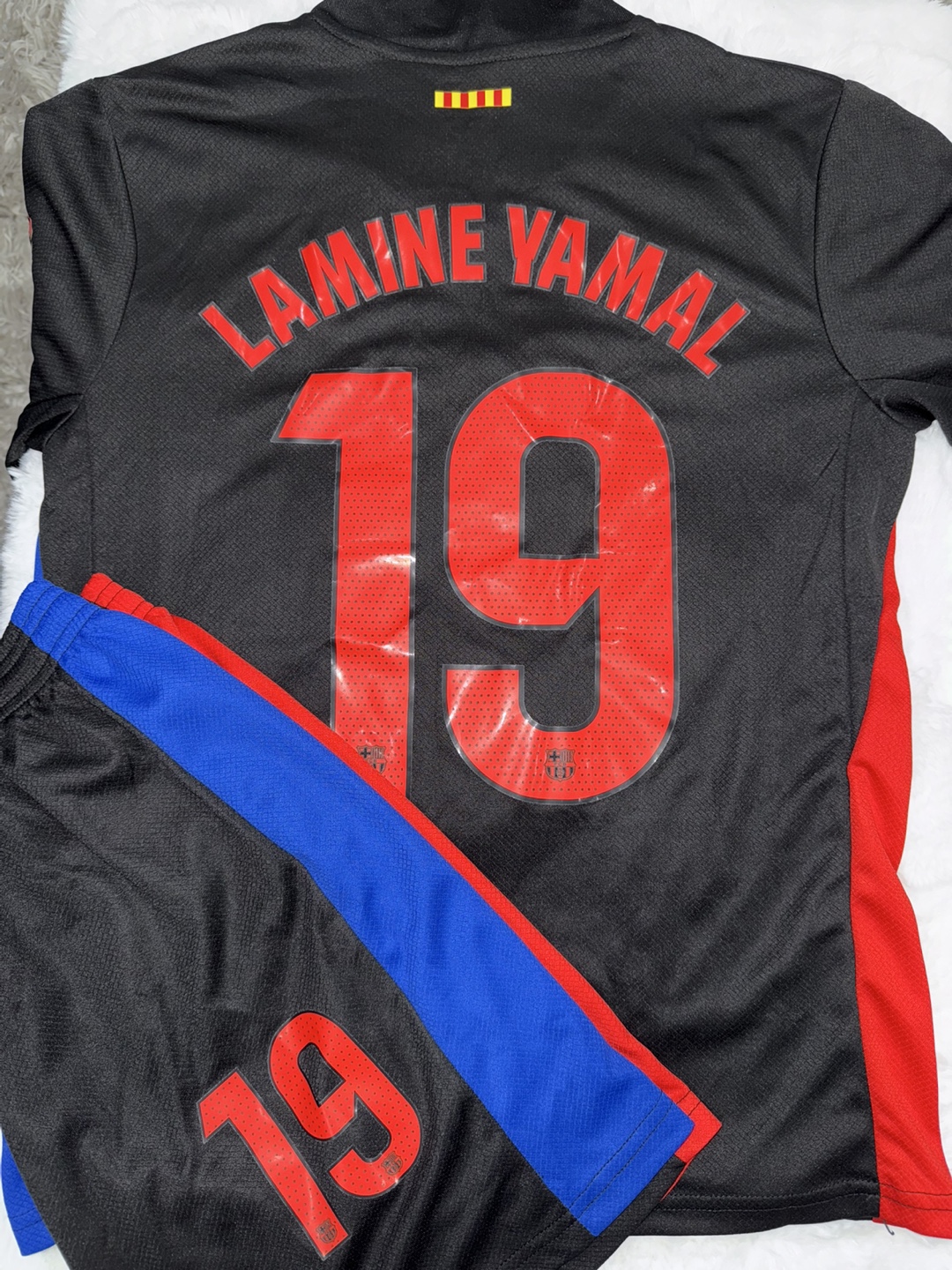 Black Soccer Jersey And Shorts Set - photo 5