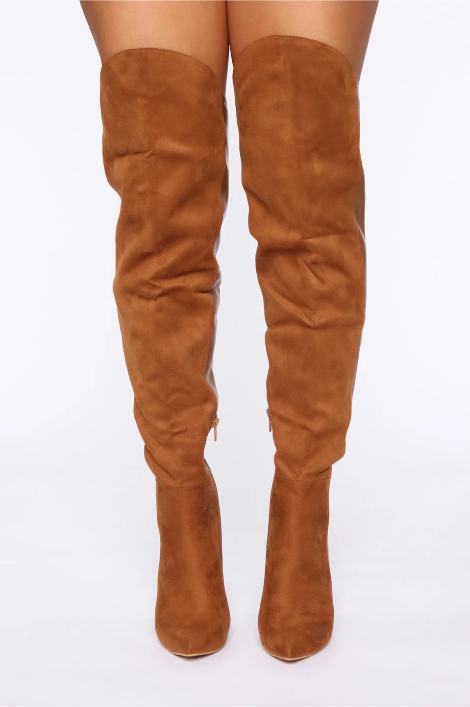 Fashion Nova: Here and There Heeled Boot - Camel - photo 2