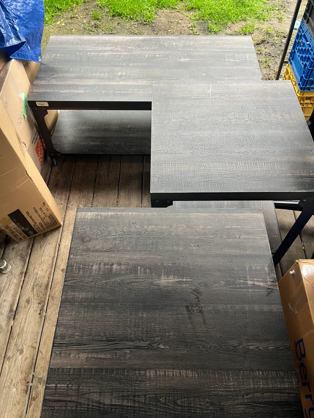 Wood Grain Occasional Table Set thumbnail