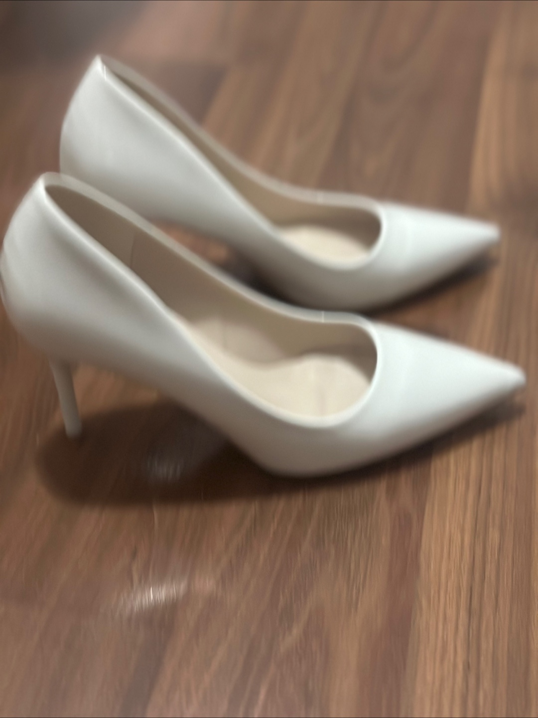 White Pointed-Toe Heels - photo 3
