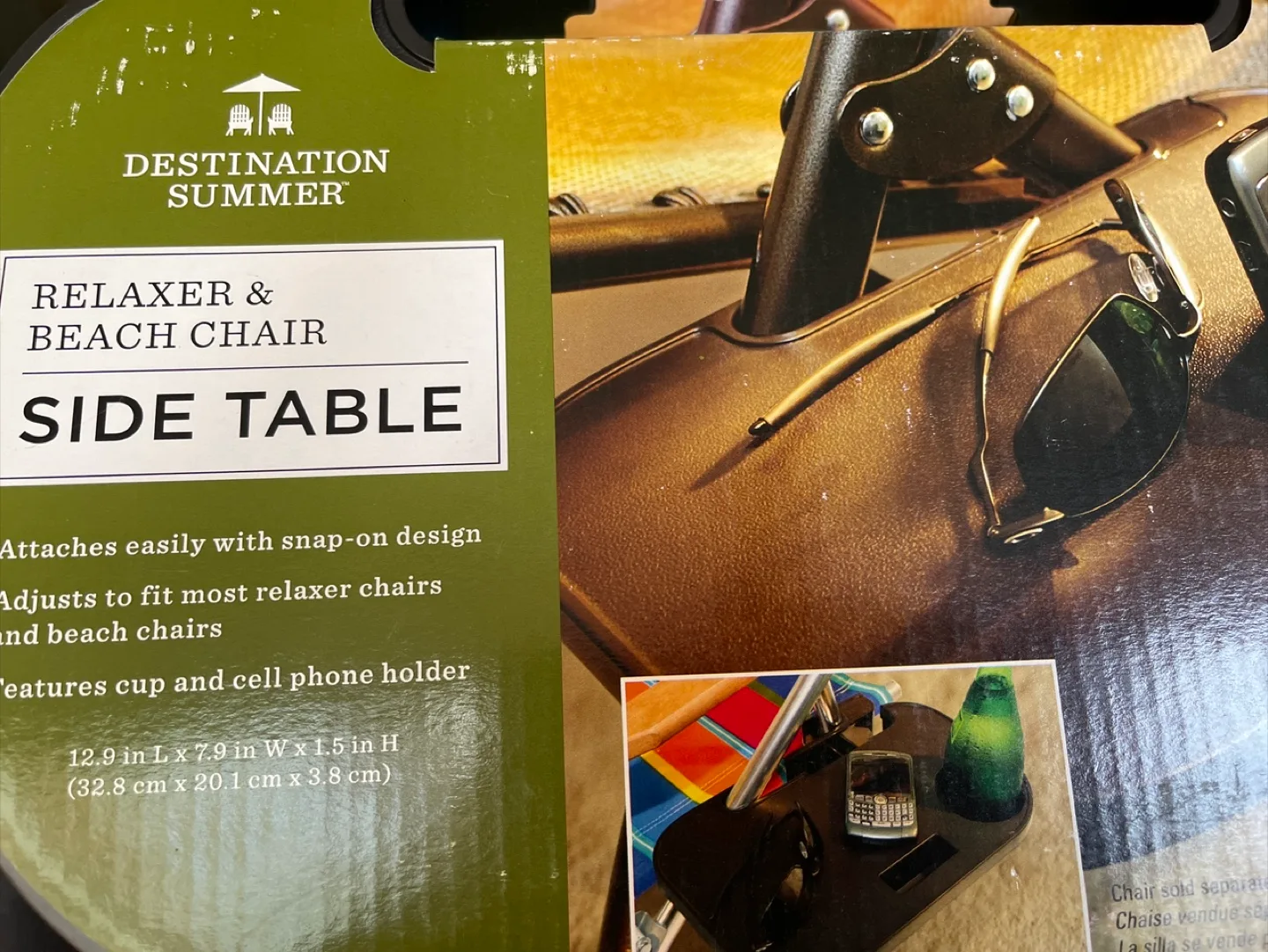 Summer Beach Chair Side Table lot image indicator(2)