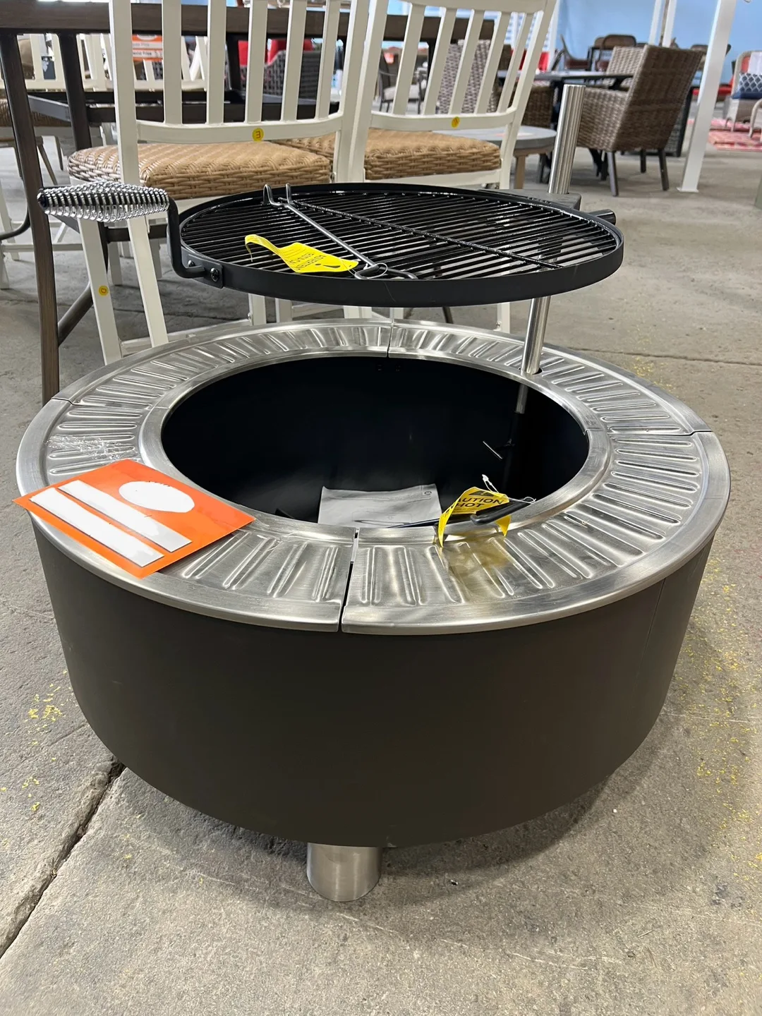 HOTSHOT 2-in-1 Smokeless Fire Pit + Grill Large Size – Brand New image indicator(4)