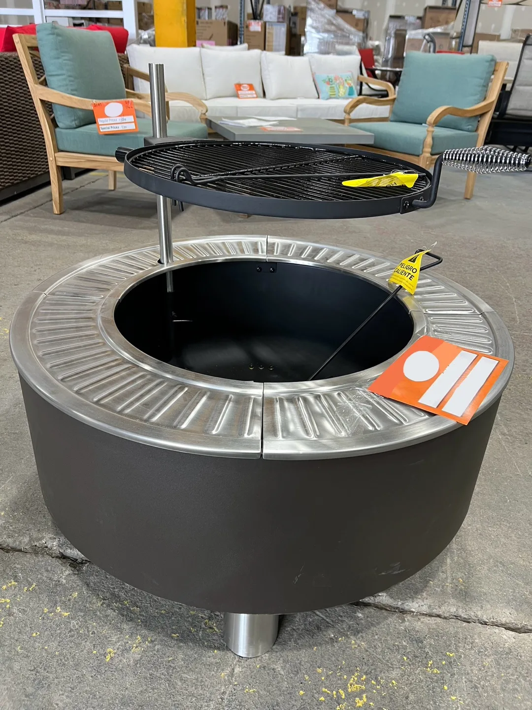 HOTSHOT 2-in-1 Smokeless Fire Pit + Grill Large Size – Brand New image indicator(3)