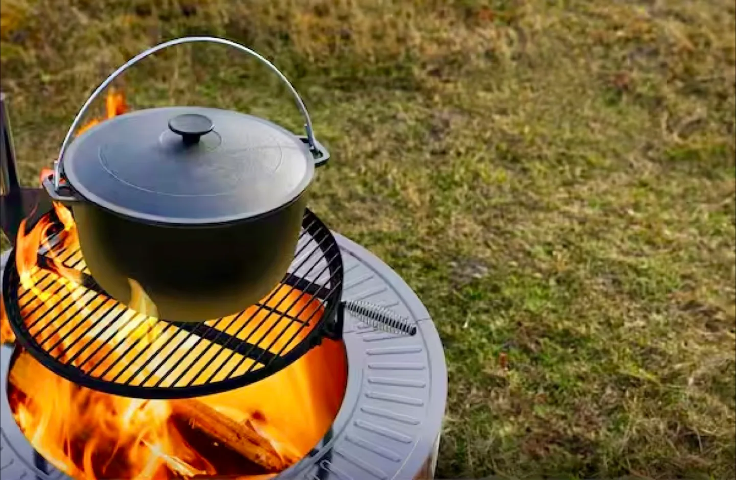 HOTSHOT 2-in-1 Smokeless Fire Pit + Grill Large Size – Brand New image indicator(7)