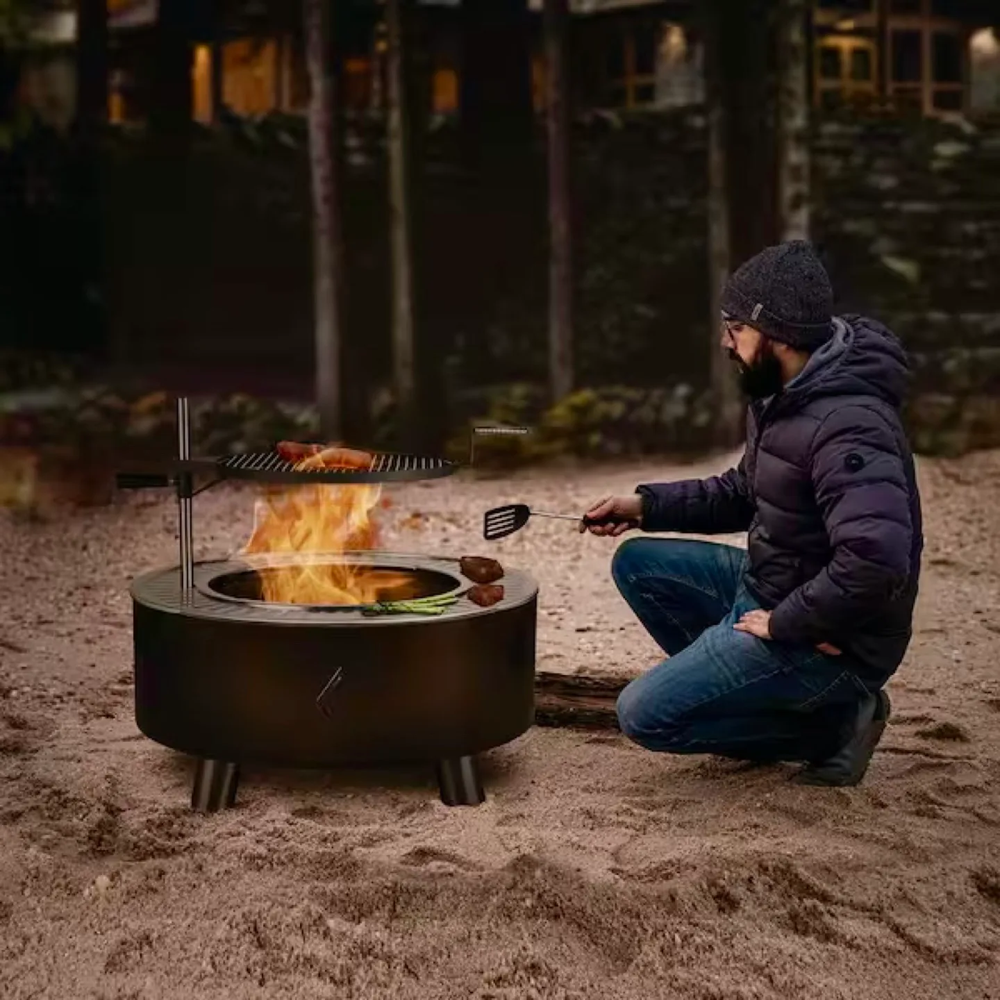 HOTSHOT 2-in-1 Smokeless Fire Pit + Grill Large Size – Brand New image indicator(5)