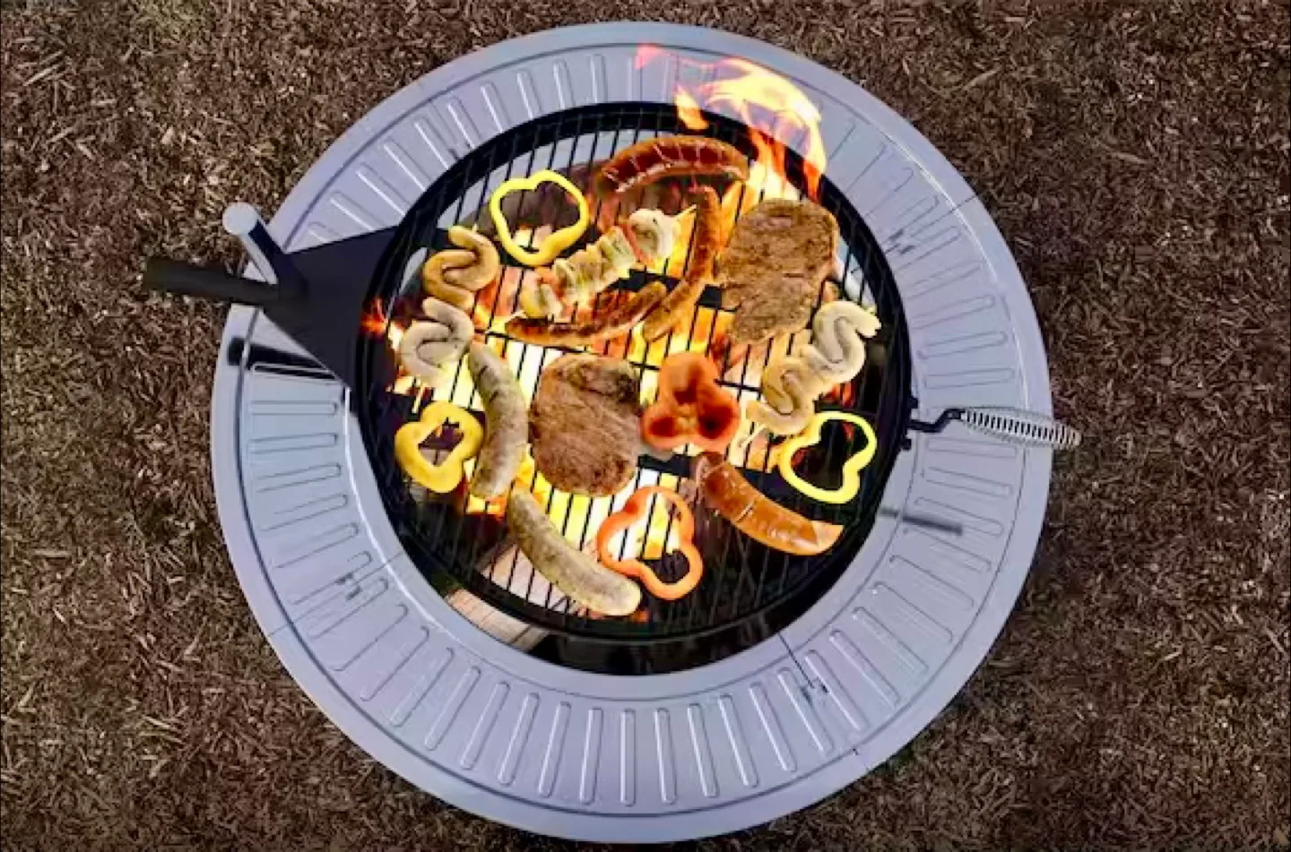 HOTSHOT 2-in-1 Smokeless Fire Pit + Grill Large Size – Brand New image indicator(6)