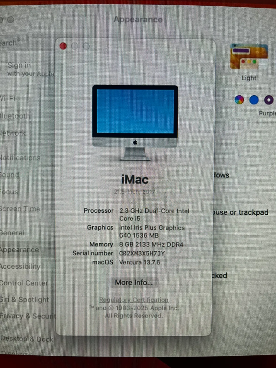 Apple iMac Desktop Computer 2017 image indicator(2)