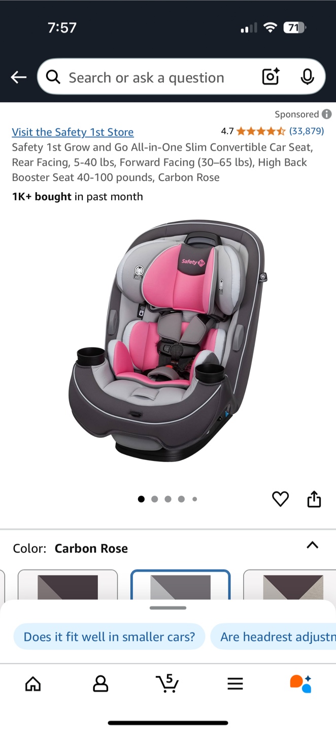 Safety 1st Grow and Go Car Seat