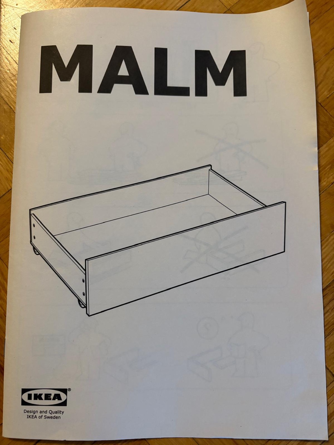 IKEA Malm Underbed Storage Drawers