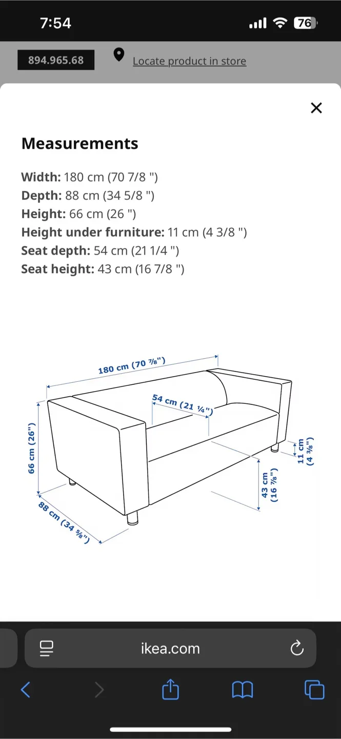Ikea Loveseat/Sofa - Klippan image indicator(4)