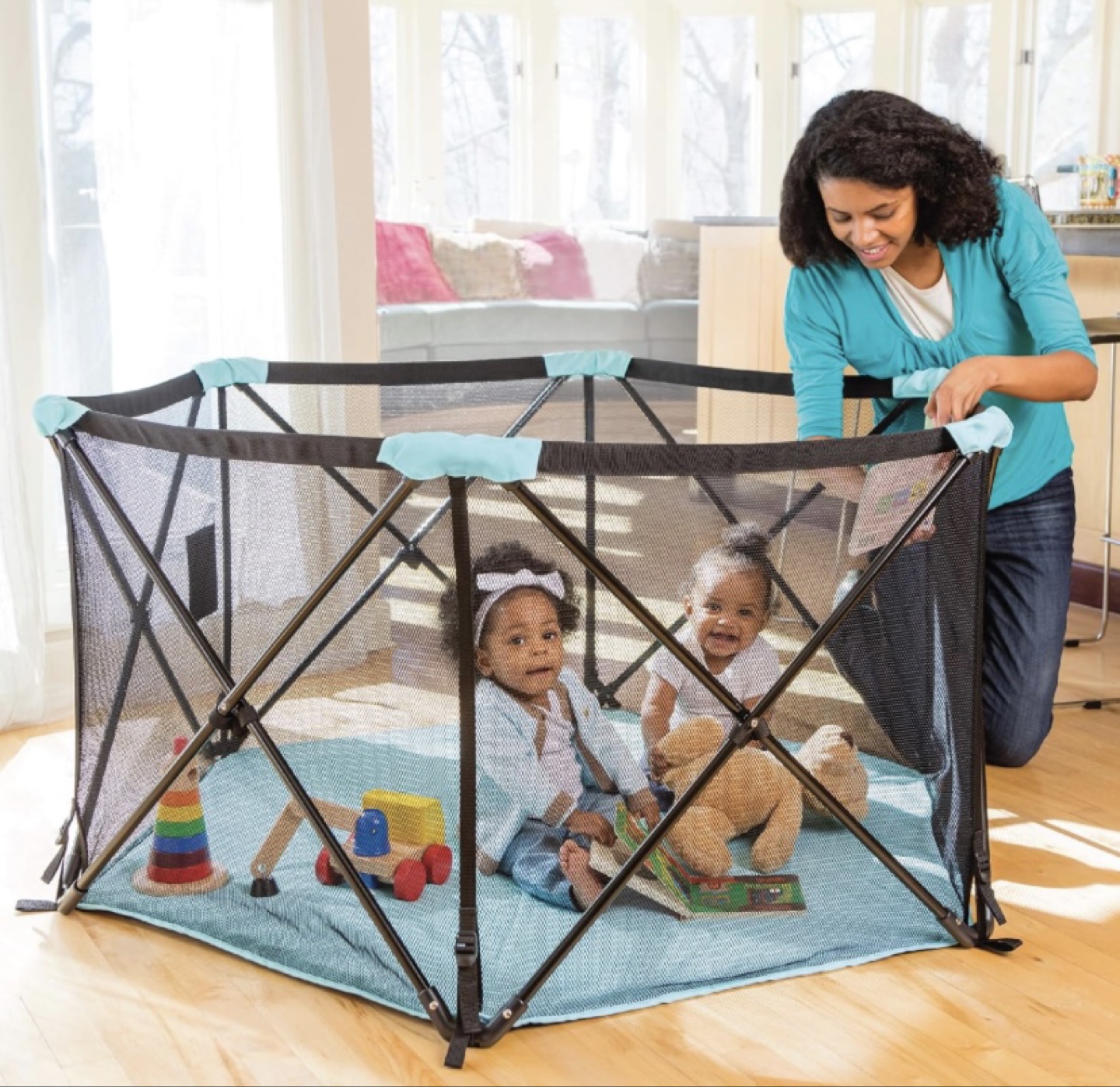 Summer Pop N' Play Portable Playard