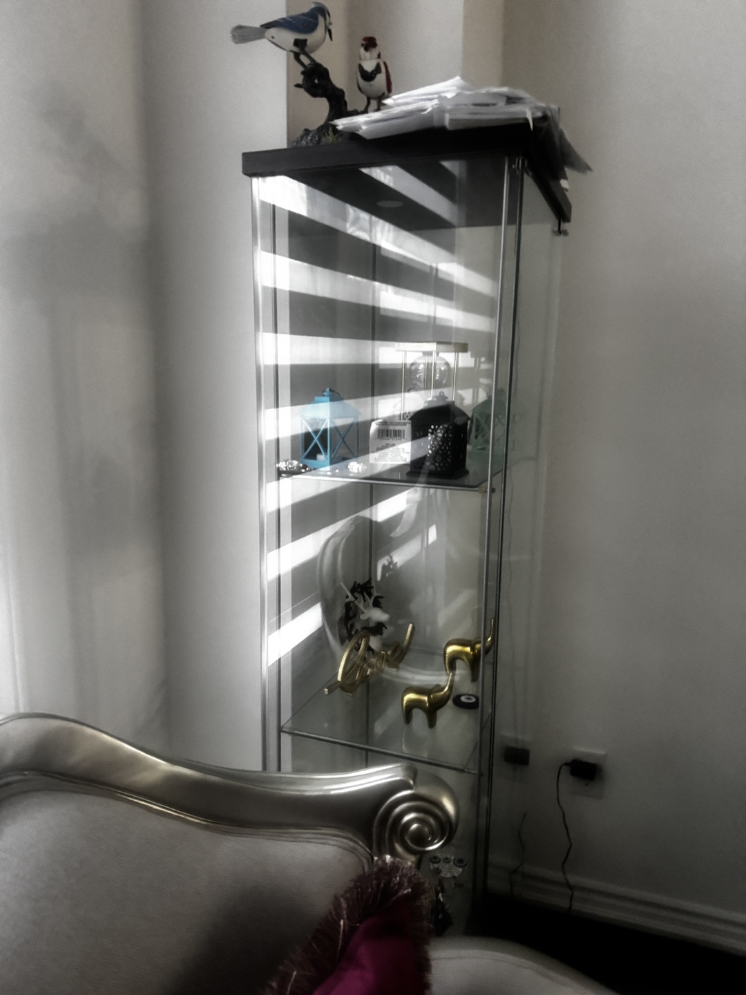 Tall Glass Display Cabinet - photo 2