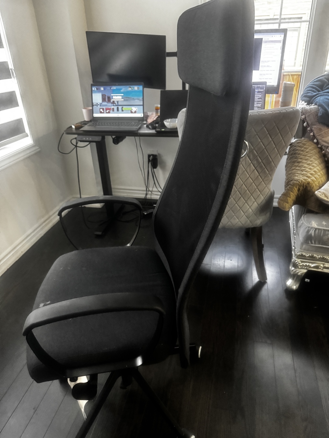 IKEA Ergonomic Black Office Chair