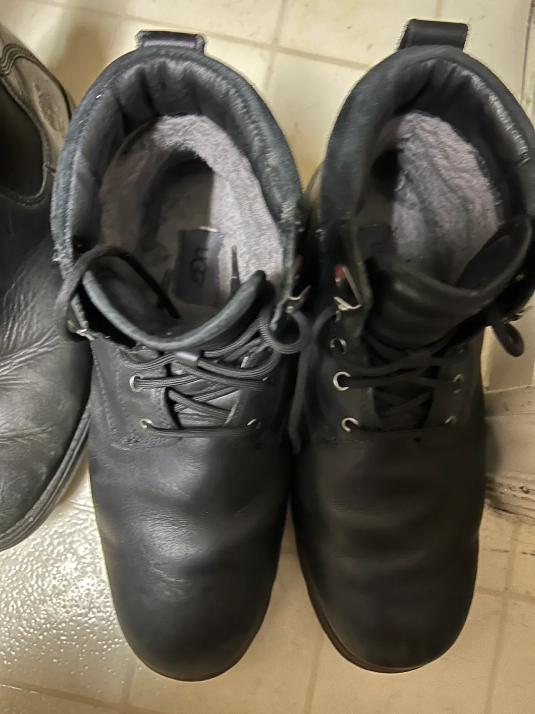 Black Lace-Up Boots thumbnail