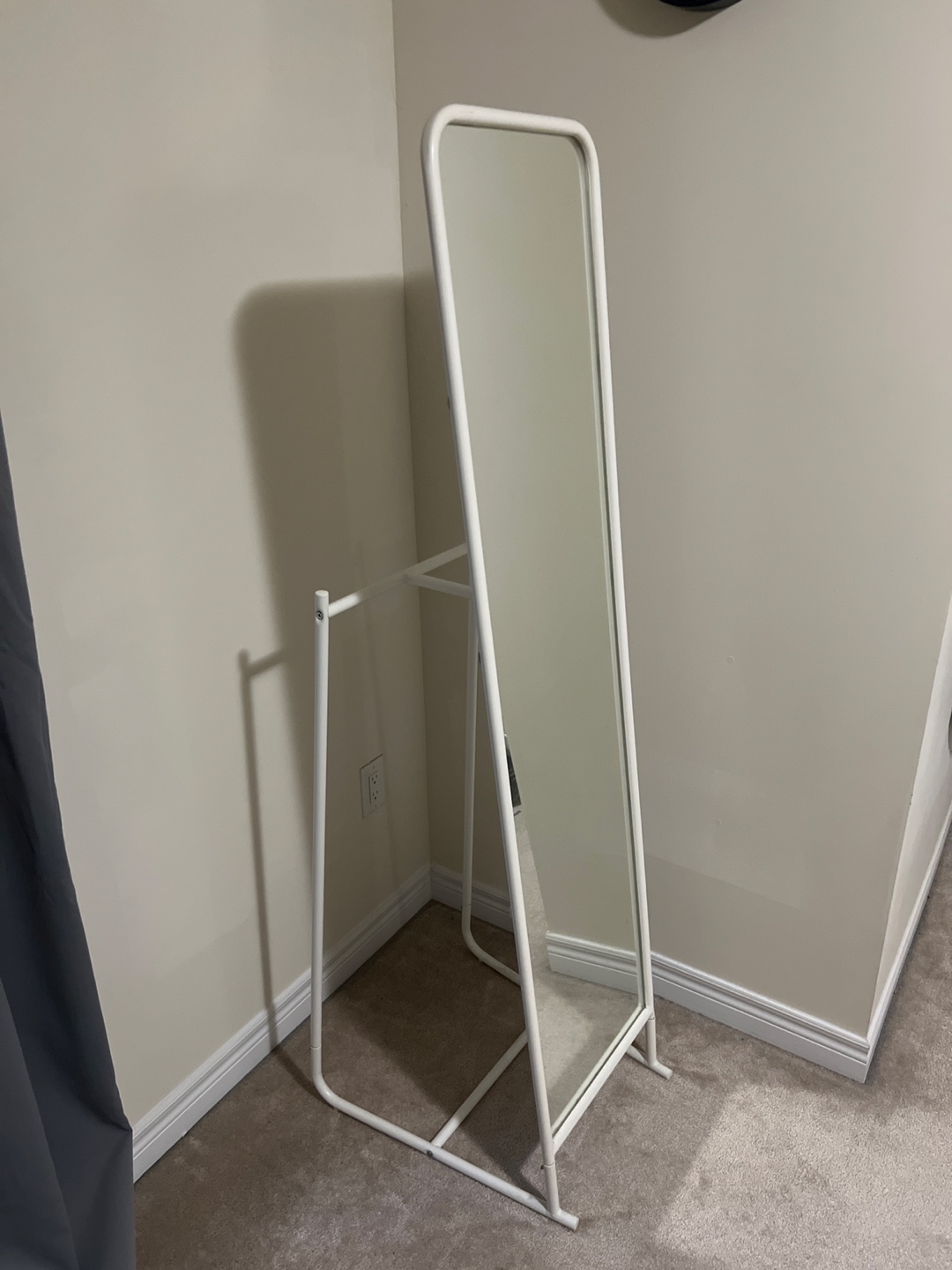 White Full Length Standing Mirror