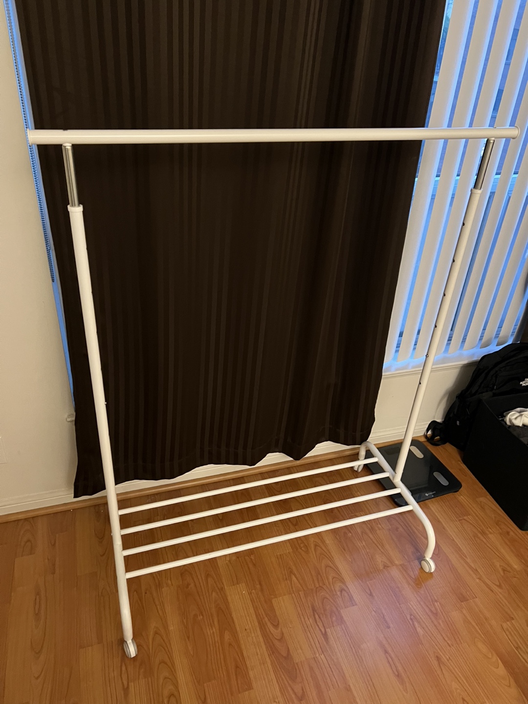 IKEA RIGGA White clothing rack