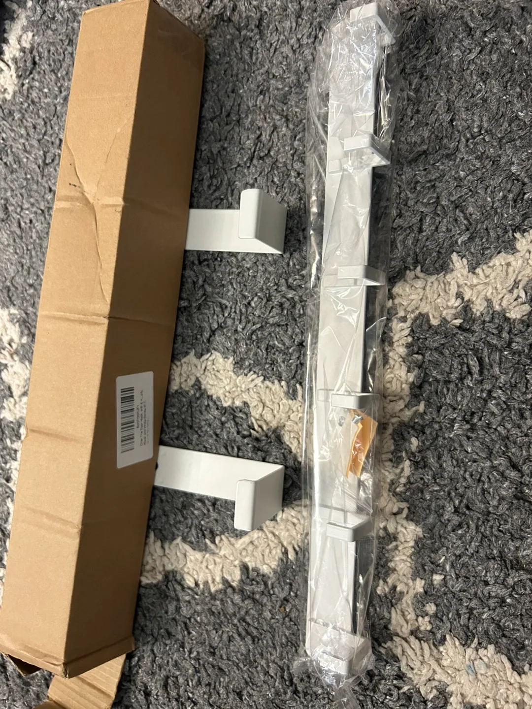 White shelf supports and bracket thumbnail