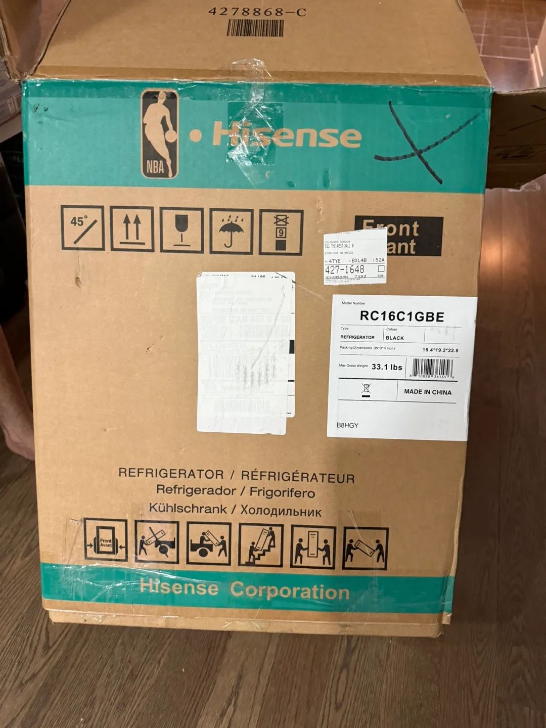 Hisense Mini Fridge-Brand New thumbnail