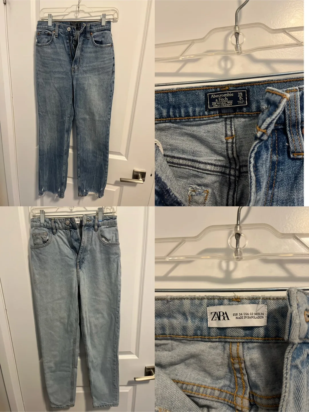 ‼️ASAP💰Abercrombie & Fitch and Zara Jeans Bundle thumbnail