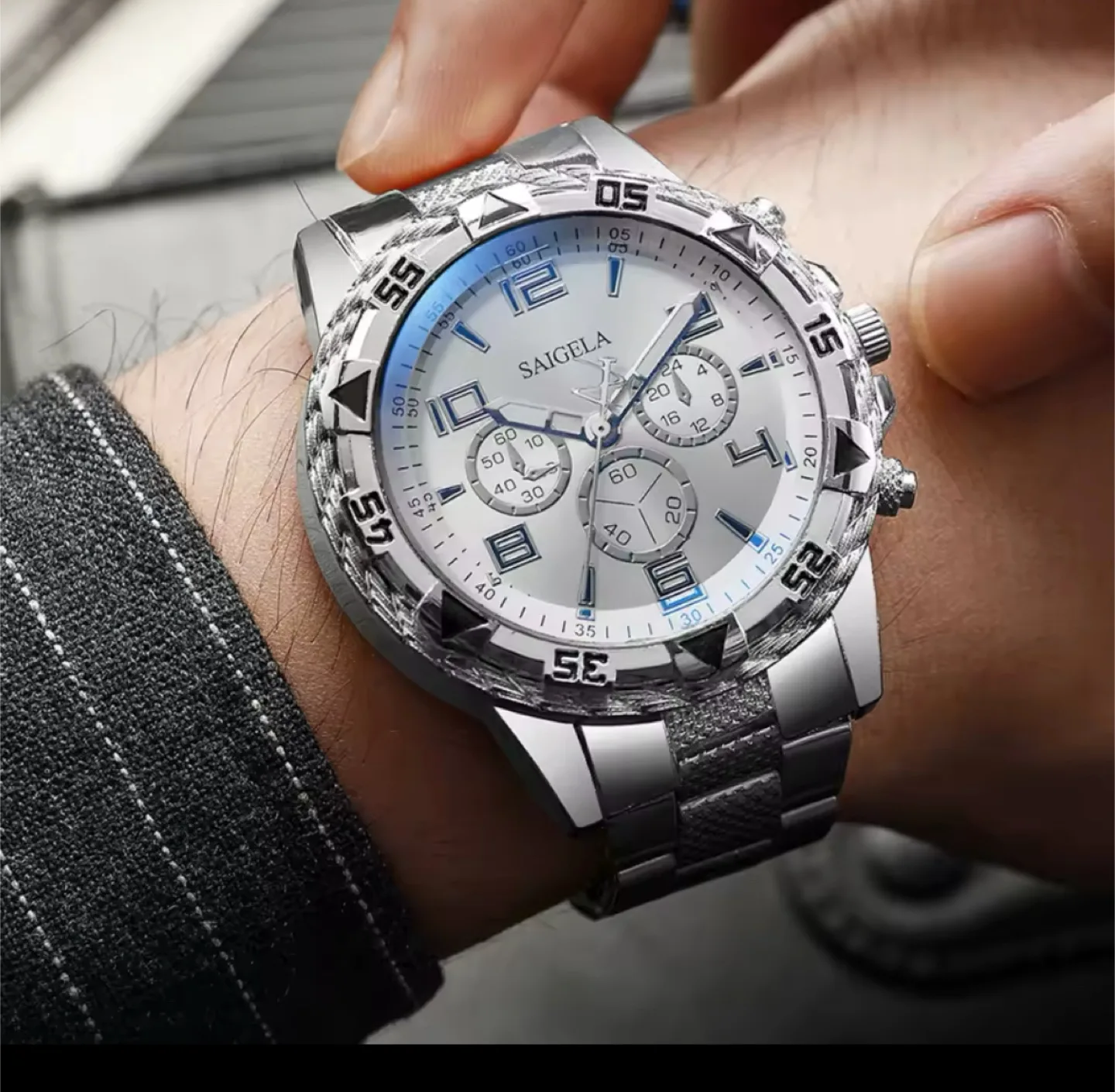 Brand New SAIGELA Men's Watch working thumbnail
