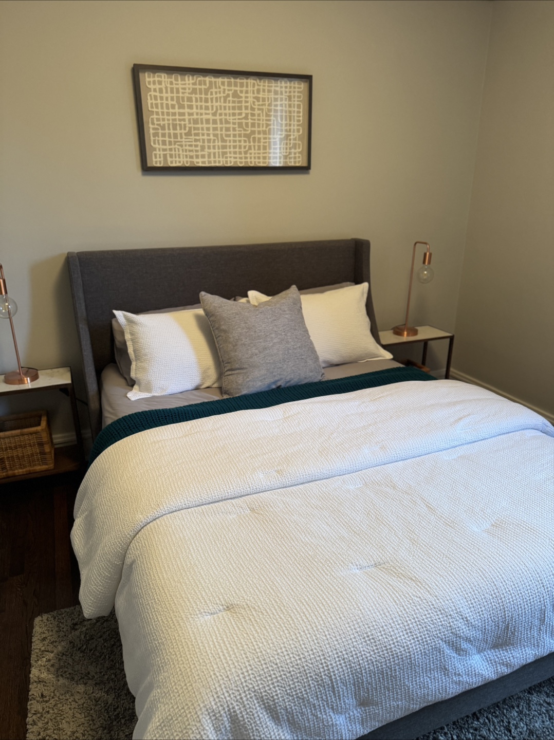 Queen Headboard/Bed Frame