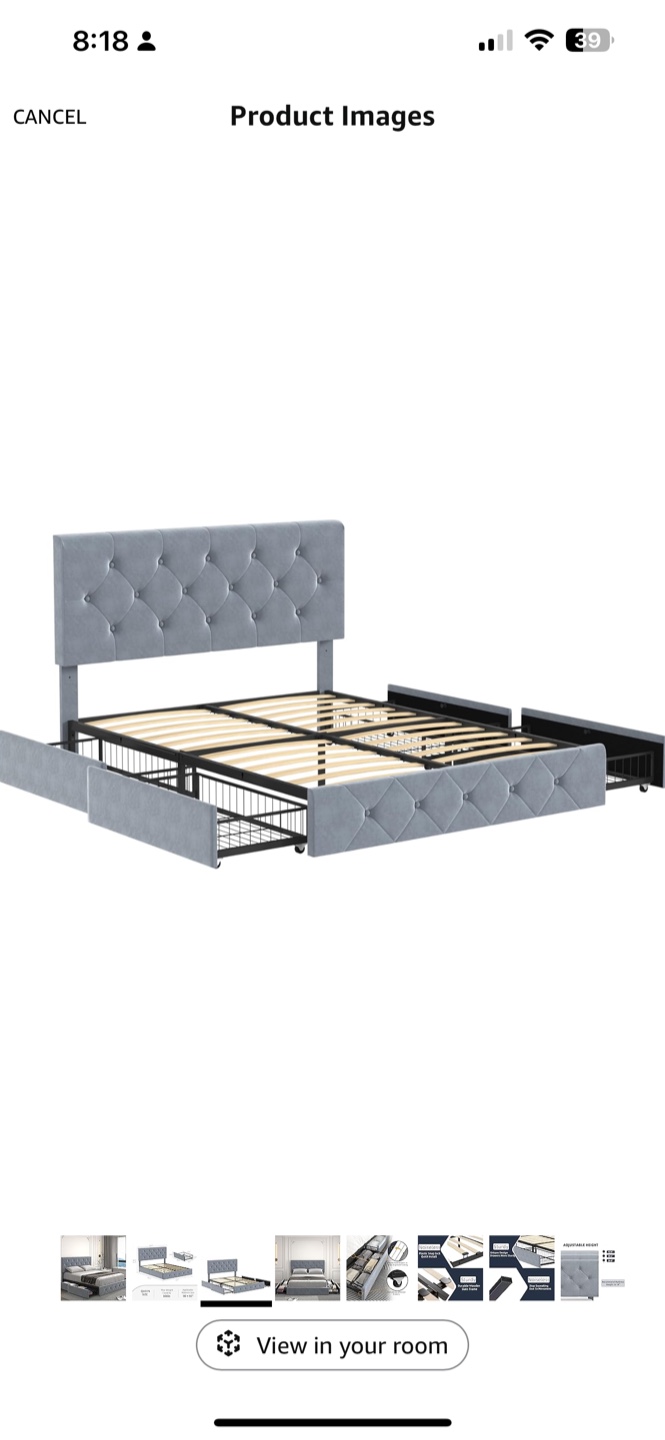 Queen Size Bed Frame - photo 3