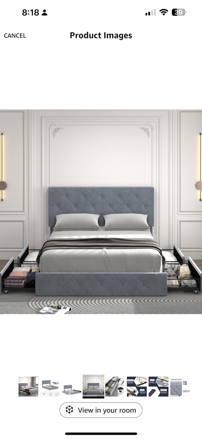 Queen Size Bed Frame - photo 2