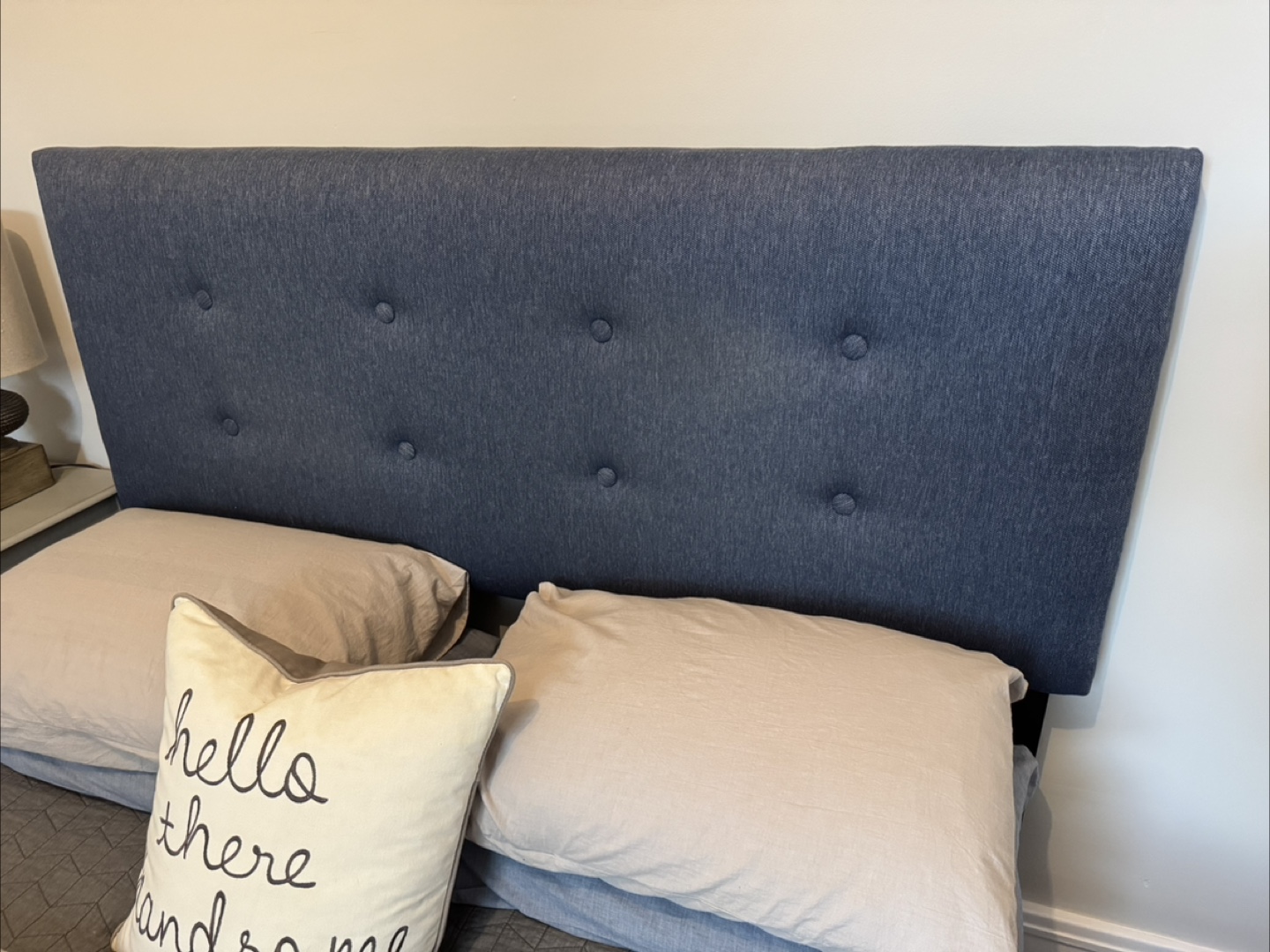 Upholstered Headboard Bed Frame - photo 2