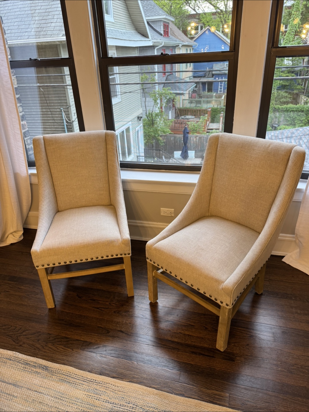 Set of 2 Upholstered Chairs