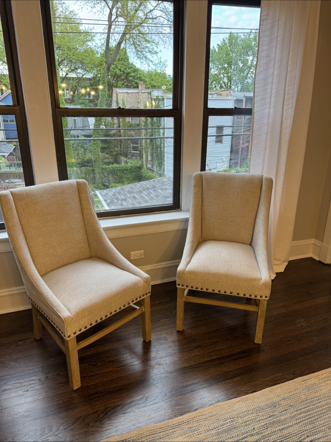 Set of 2 Upholstered Chairs - photo 5