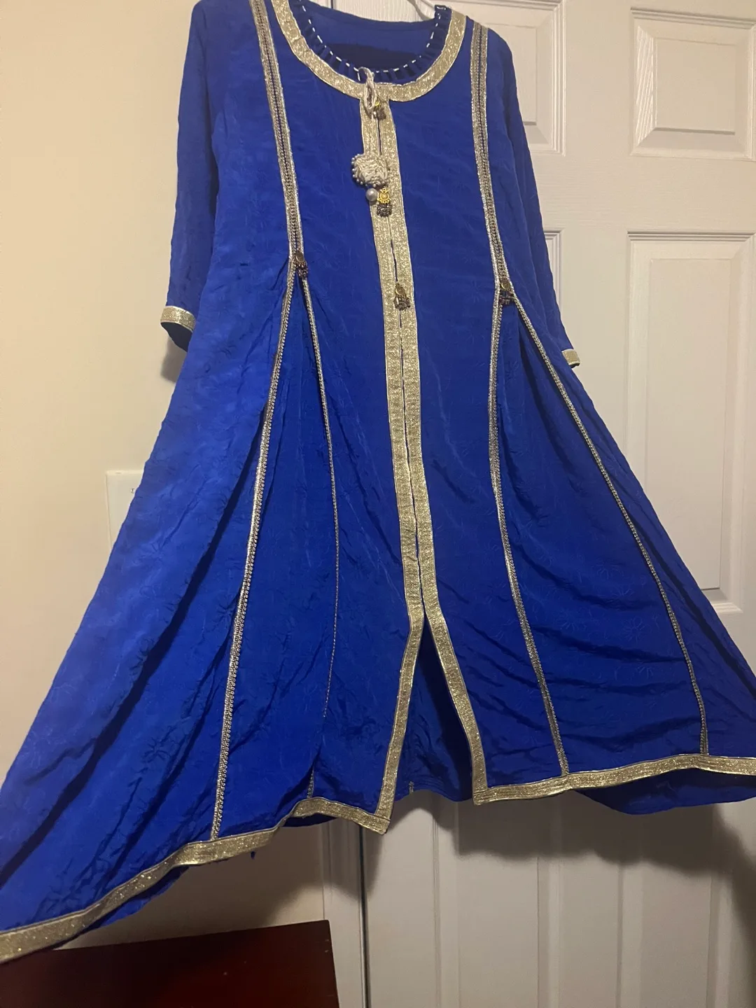 Royal Blue Embellished Dress thumbnail