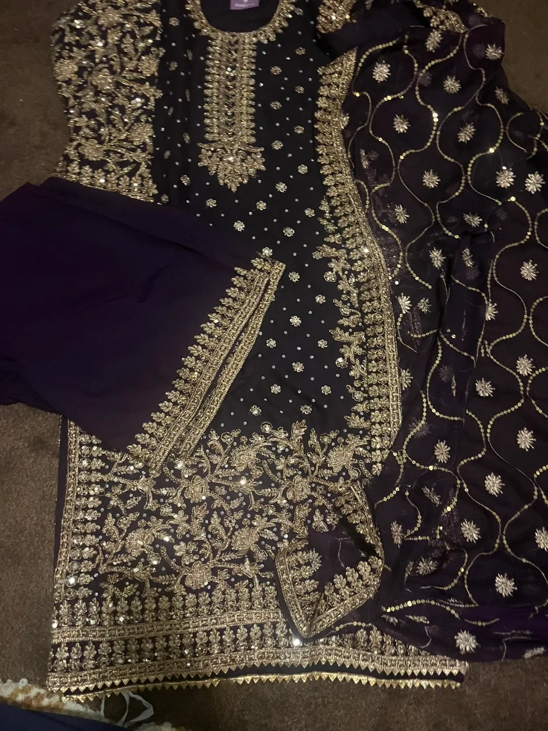 Embroidered Indian Suit image indicator(2)