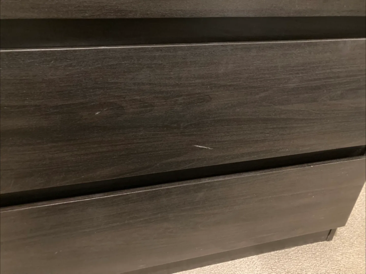 IKEA Dark brown 3-drawer dresser image indicator(3)