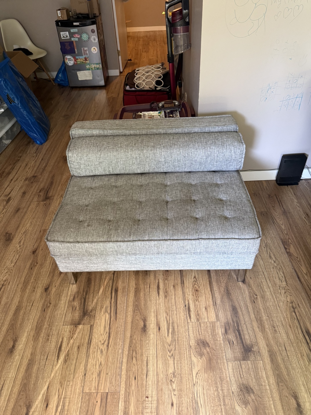 Tufted Armless Couch