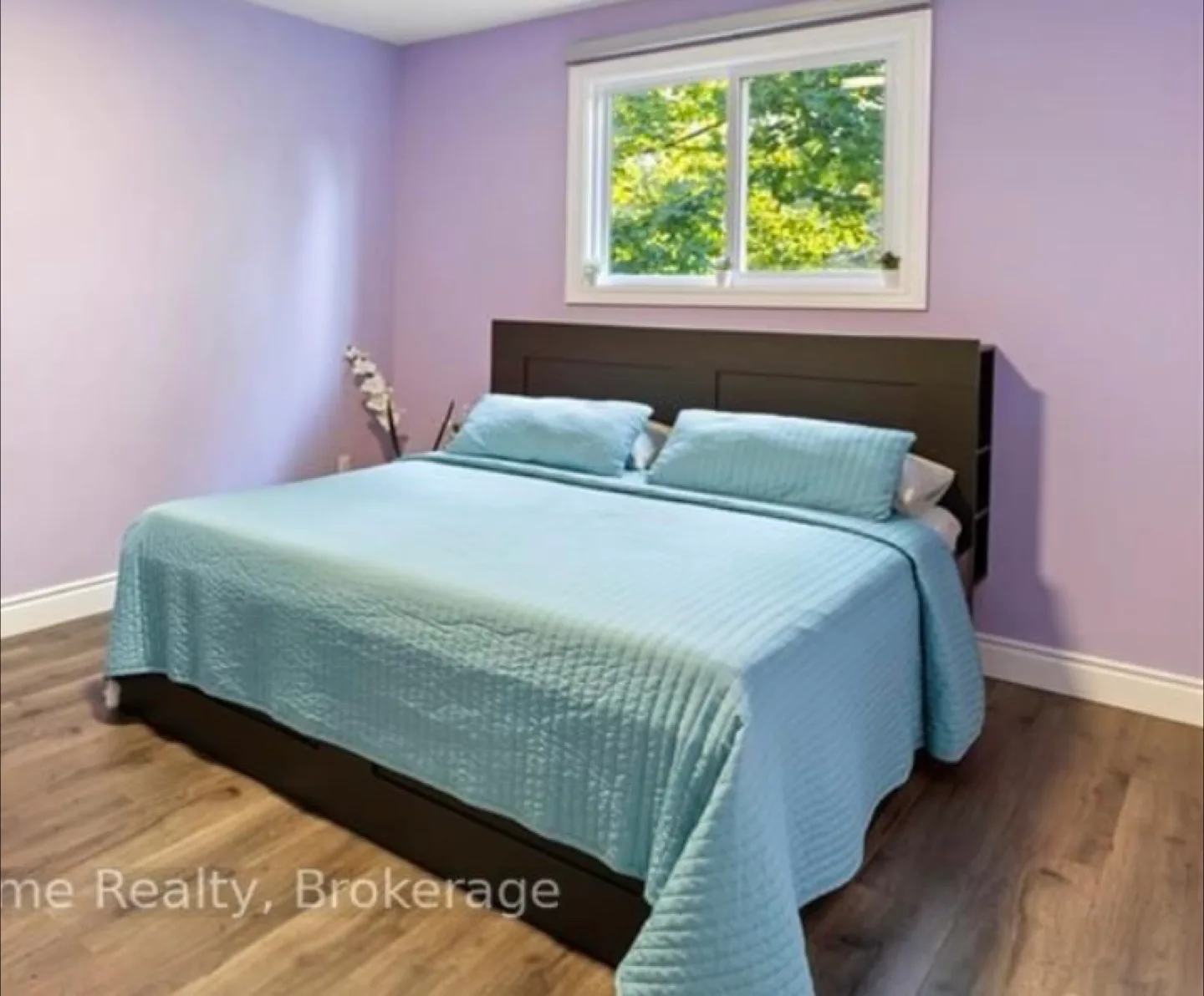 Ikea Malm Queen-size bed, with storage cabinets and mattress thumbnail