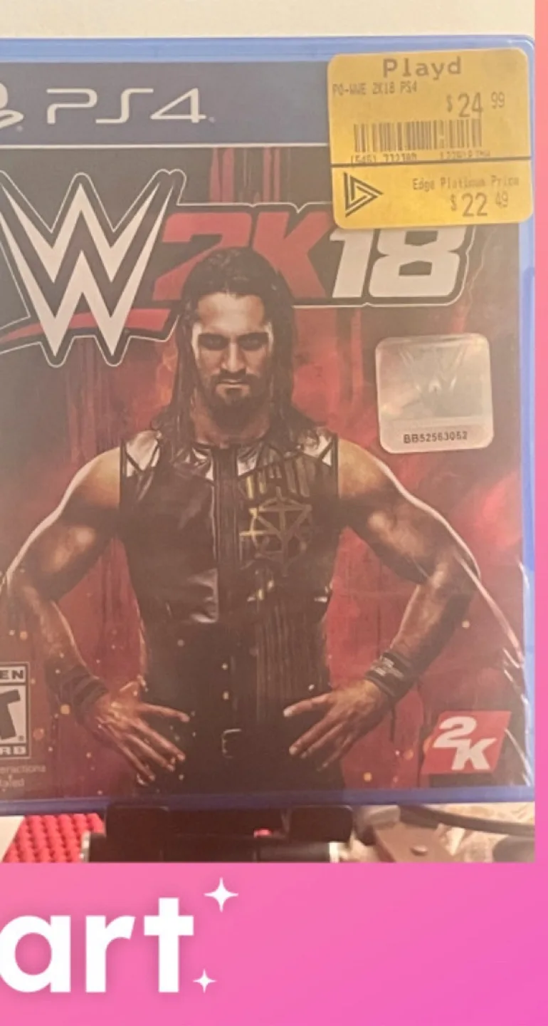 WWE 2K18 PS4 Game thumbnail