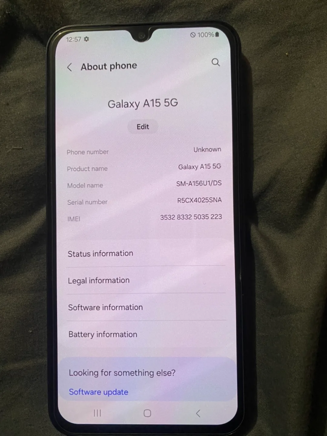 Samsung Galaxy A15 5G Smartphone image indicator(3)