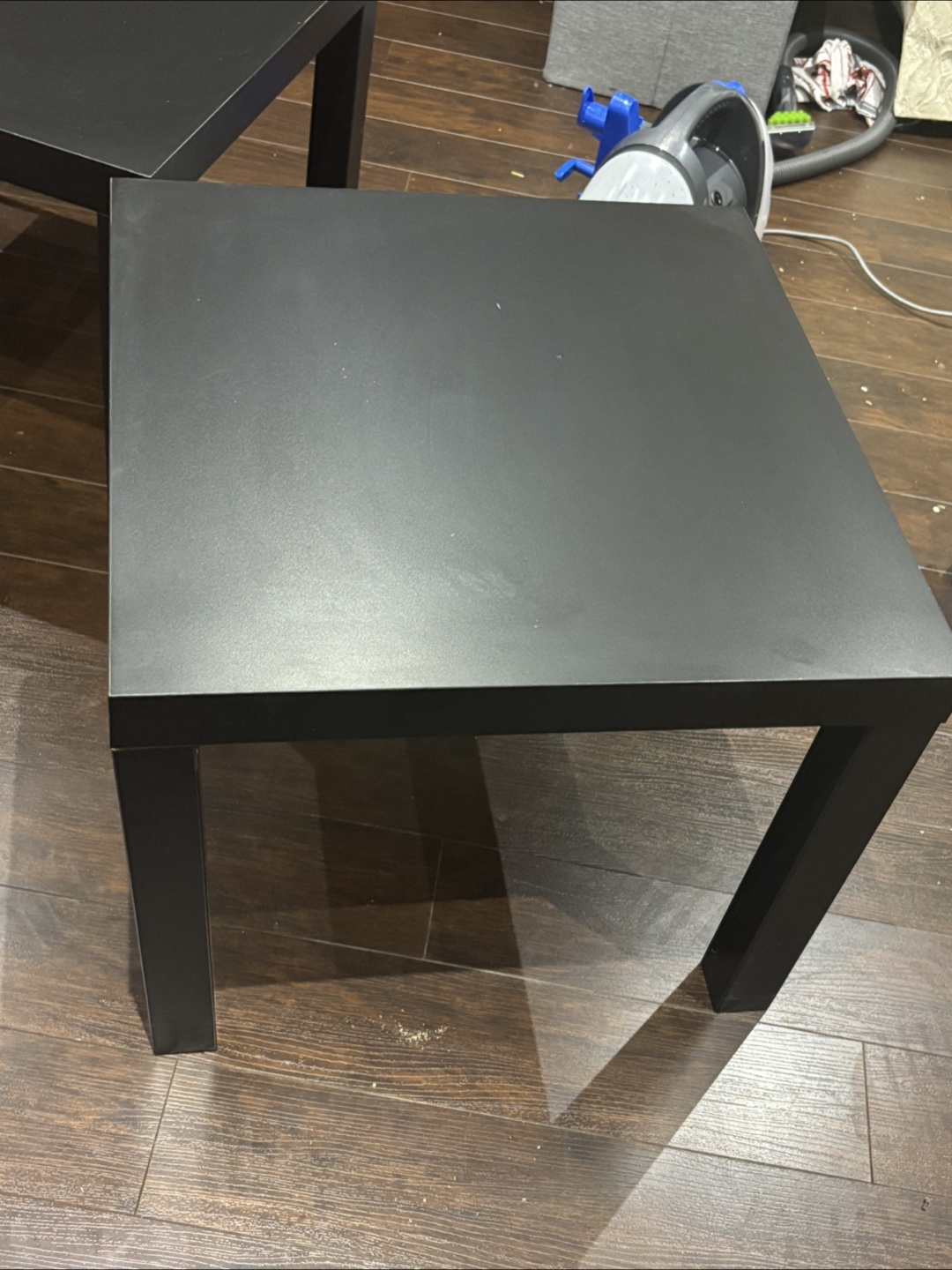 Black Square Side Table