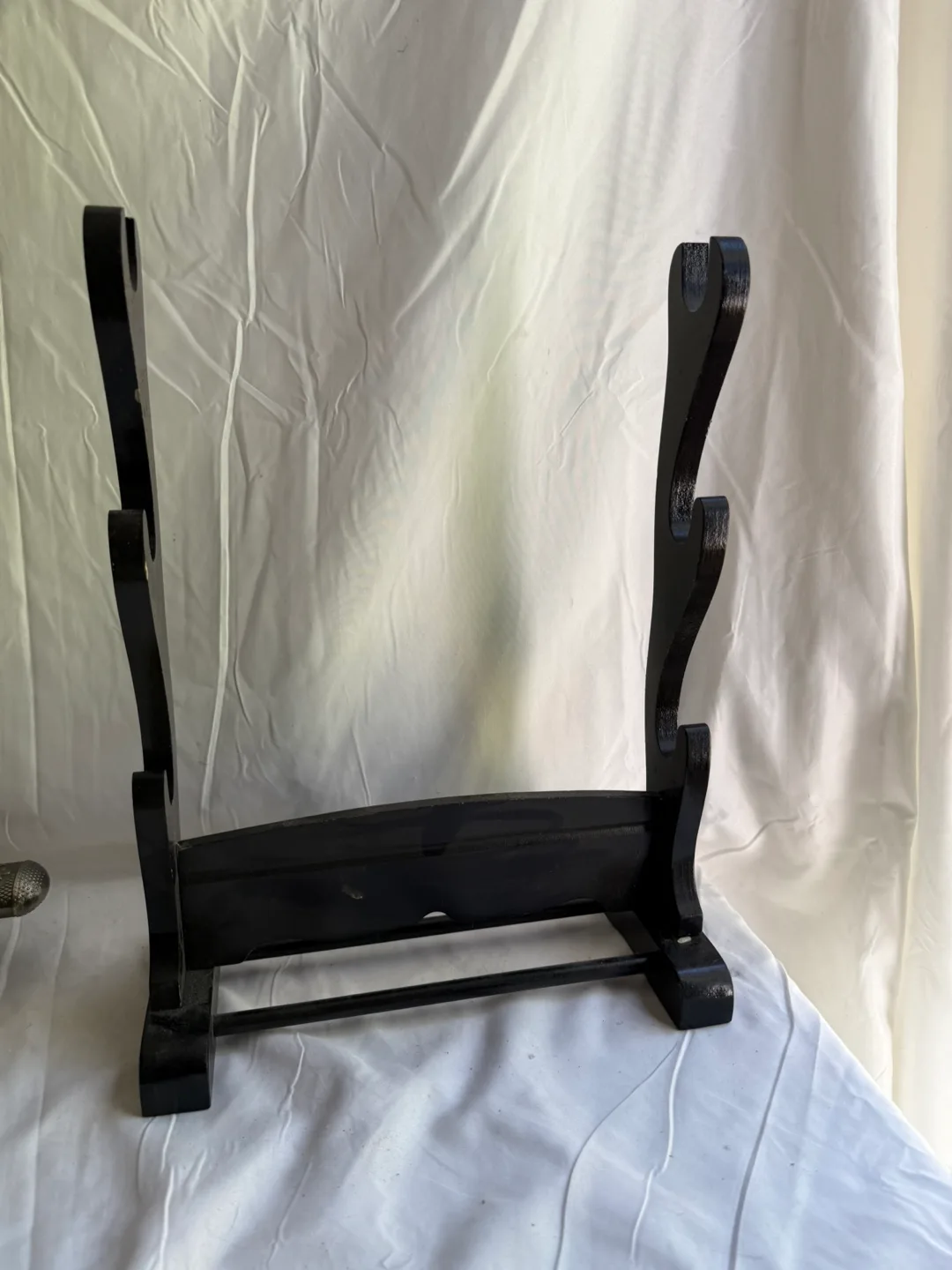 Black Wooden Decorative Sword Stand thumbnail