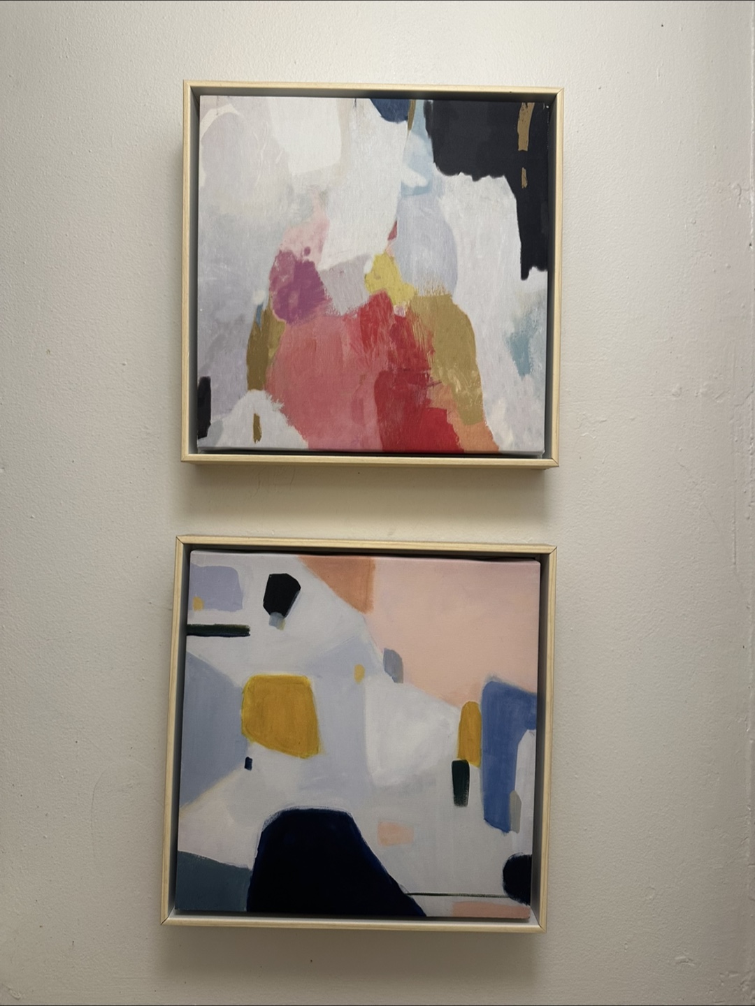 Set of Two Abstract Paintings