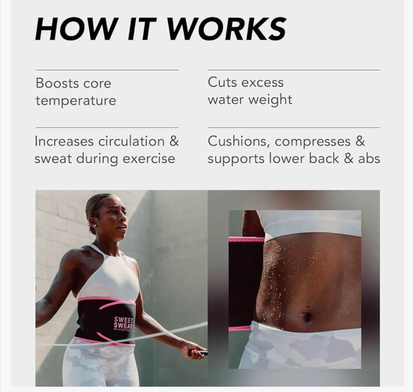 Sweet Sweat Waist Trimmer. Unisex. Size Large. New! image indicator(2)