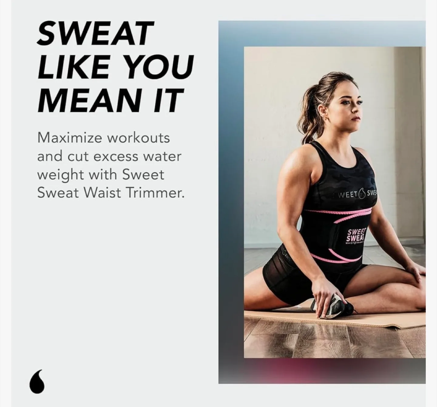 Sweet Sweat Waist Trimmer. Unisex. Size Large. New! image indicator(8)