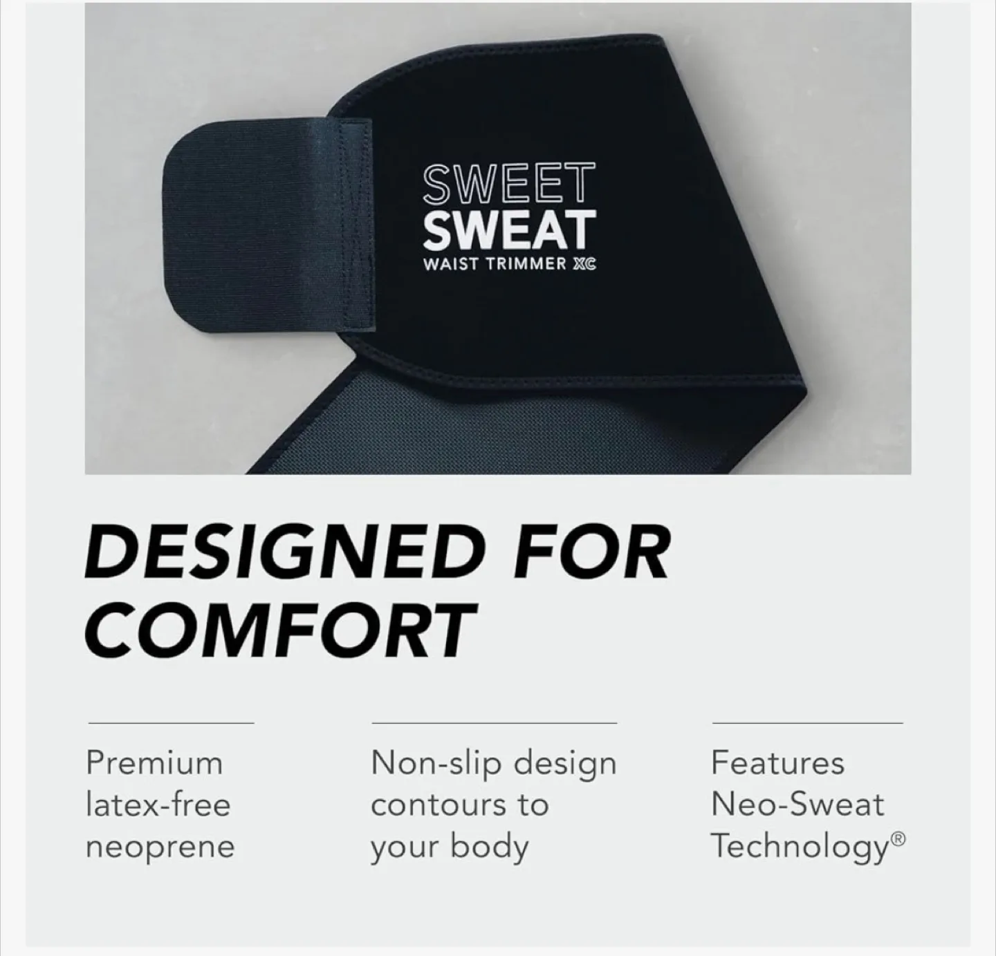 Sweet Sweat Waist Trimmer. Unisex. Size Large. New! image indicator(9)