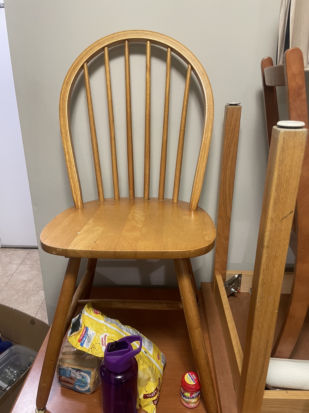L-Shaped Sofa, Chair and wooden table