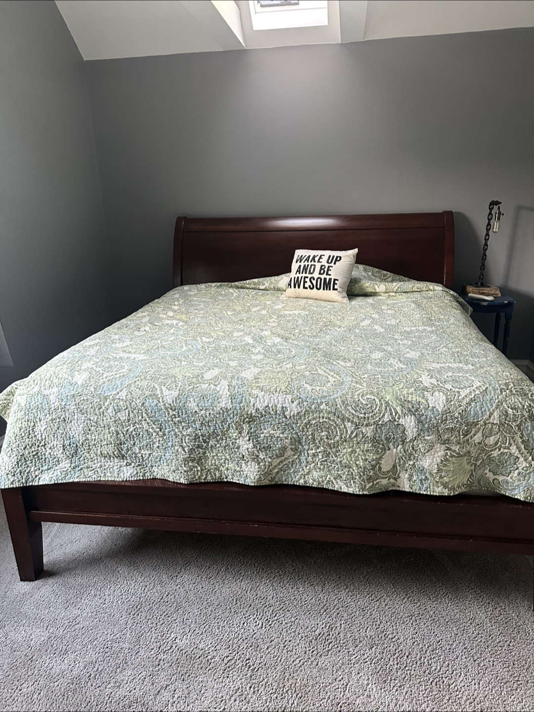 King Pottery Barn Valencia Sleigh Bed