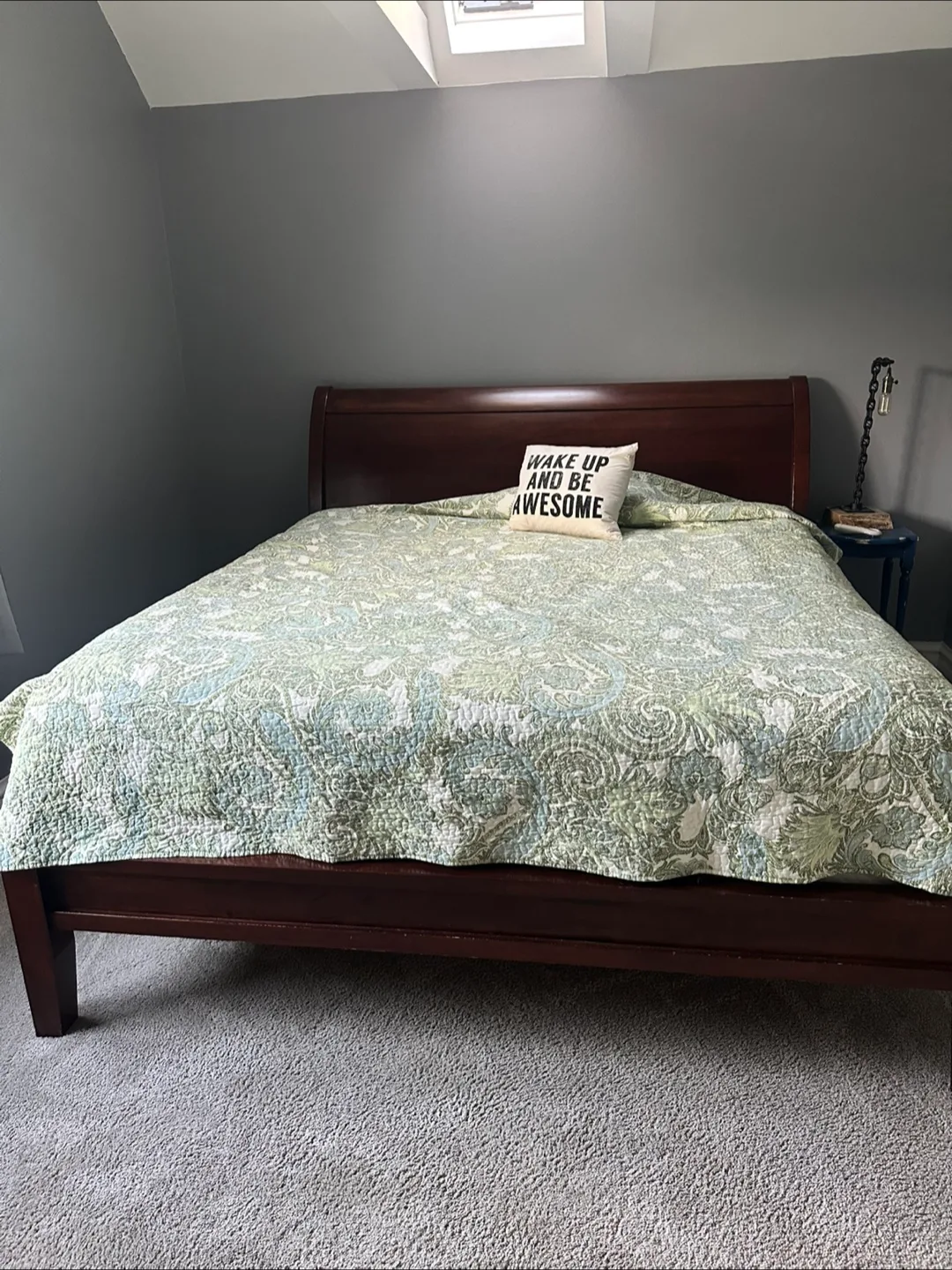 King Pottery Barn Valencia Sleigh Bed thumbnail