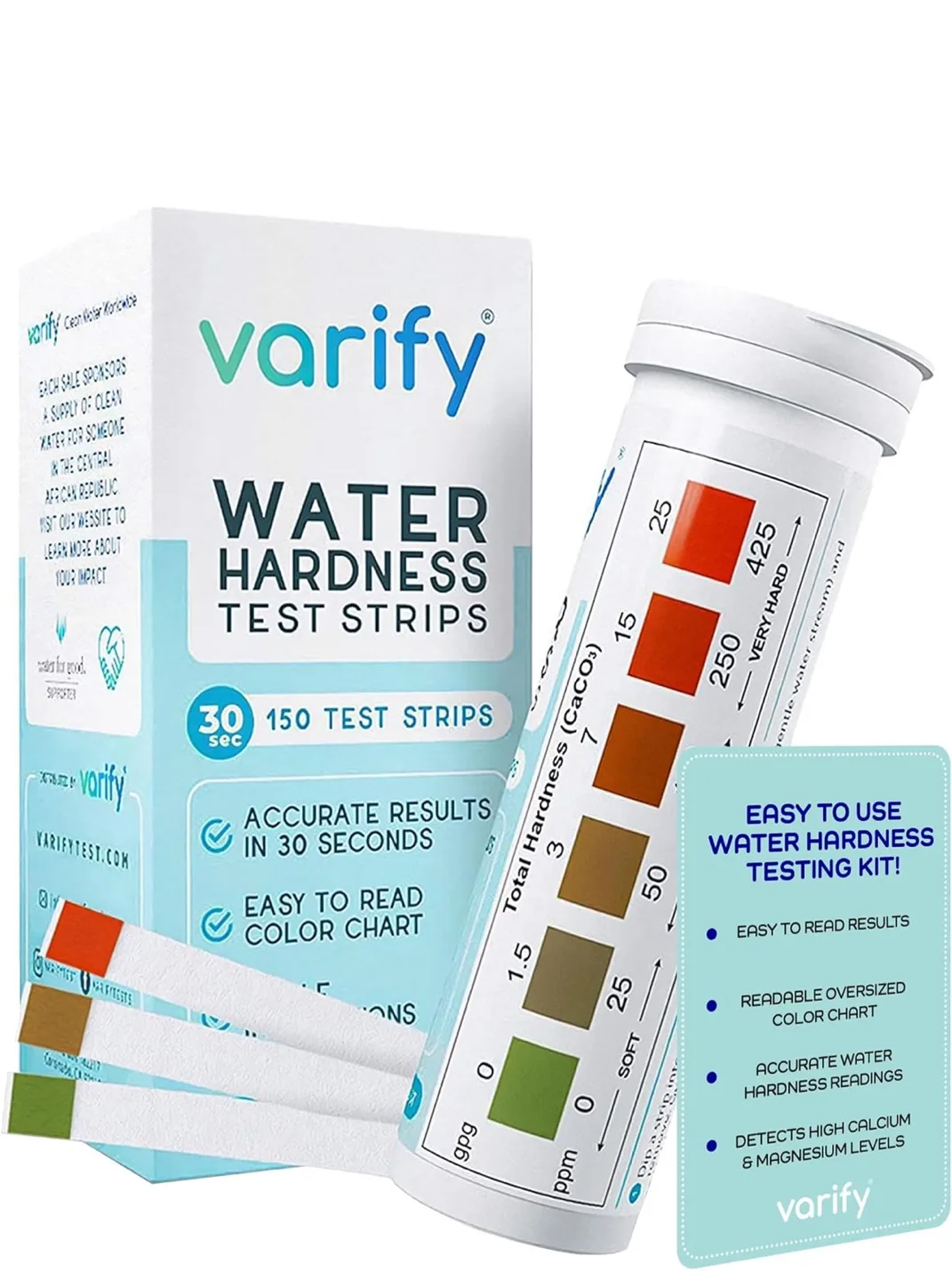 Water Hardness Test Strips 150 thumbnail