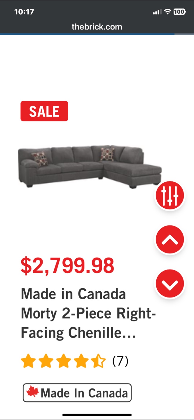 Grey Sectional Sofa - photo 3