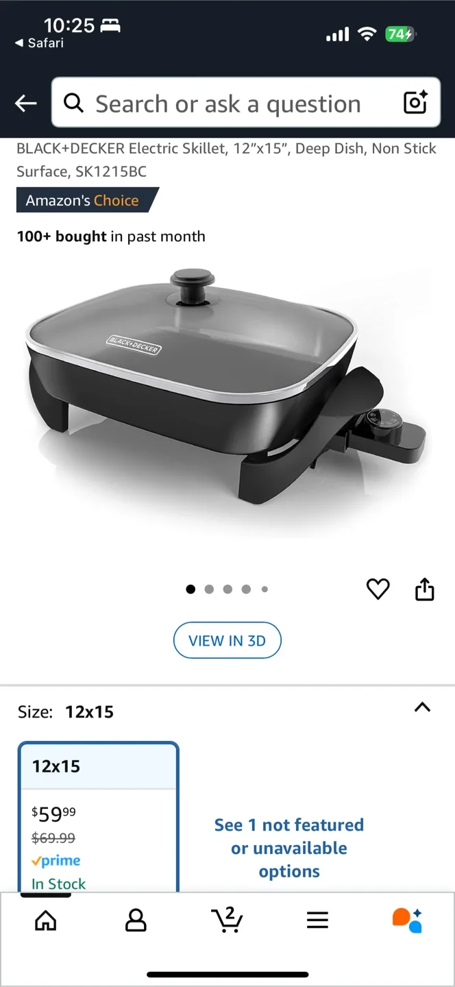 Black and Decker Electric Skillet image indicator(4)