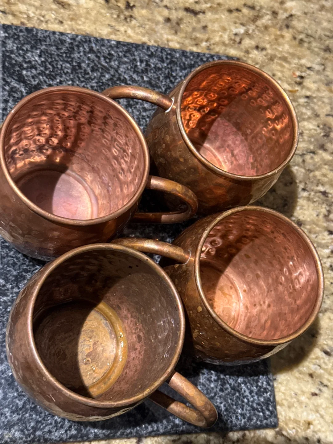 Set of 4 Copper Mugs image indicator(2)